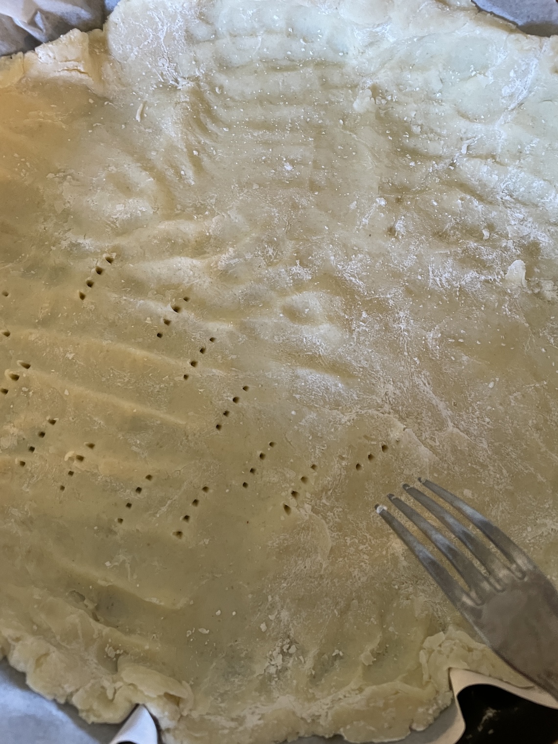 etape suivante de la tarte au sureau